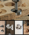 One Point Five Inch Forstner Drill Bit Woodworking Projects Hex Shank Hss Steel Creates Smooth As Butter Holes In Hardwood Softwood Plywood And Plastic With Zero Sweat drilling holes in wood for cabinet hinges.