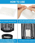 Instructions for using Four Pack Mosquito Attractant Bait Refills For Bug Zappers And Indoor Outdoor Traps Boost Catch Rates