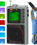 Tiny But Mighty Shortwave Radio With 7 Backlight Colors, App Control, AM FM VHF SW WB Receiver, Bluetooth Streaming