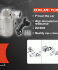 Beefy Coolant Water Pump For Mercedes Benz M274 Engine C Class E Class Glc Metris Sprinter replaces 2742000207 with hoses and bolts.
