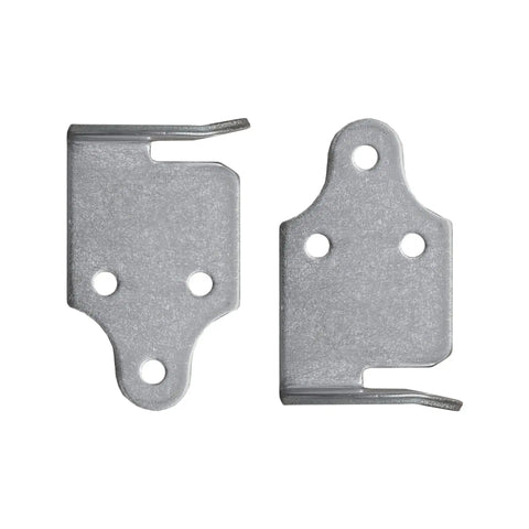 Heavy Duty Steel Corner Brackets For Utility Trailers 16 Piece Set With 8 Left And 8 Right Side Panel Connectors, zinc plated.
