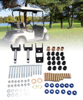 Beefed Up Golf Cart Front End Rebuild Kit For Club Car DS 1993 And Up Gas Or Electric With Polyurethane Bushings and hardware