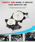 Knockout Heater Blend Air Door Actuator And Ac Climate Servo Motor For Toyota Sienna 2011 To 2020, showing OEM design and parts.