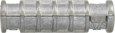 Pro Crew Grade Zinc Lag Screw Anchor for Concrete and Brick Block Stone, 5/16 inch size, shown in metal design.