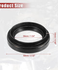 Crankshaft seal for transfer case output shaft, black rubber, 39mm ID x 59mm OD x 15mm thick, fits Toyota 4Runner 1995–2009