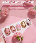 Soft Pink Purple Nude Cat Eye Gel Nail Polish Set with five colors HEMA Free and TPO Free soak off UV LED kit