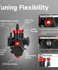 PE22 Carburetor Kit Fits Predator 212cc And 196cc OHV Engines Plus 110cc To 125cc Pit Dirt Bikes Go Karts with tuning diagram