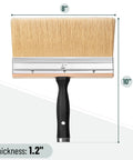 Image of 8 Inch Deck Stain Brush For Wood, Wide Deck Brush With Dense Synthetic Bristles For Fast Coverage, Great For Staining