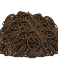 Premium FKM Viton O Ring Seals Brown Grade 90 Heavy Duty Heat Resistant Fuel Compatible Built Tough For Under The Hood Fixes And Heavy Equipment Upgrades Pack Of 250, stacked O-rings in brown.