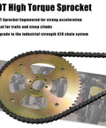 60T 420 Chain Six Hole High Torque Rear Sprocket Direct Fit For Coleman CT100U CC100X RB100 B100 Mini Bikes