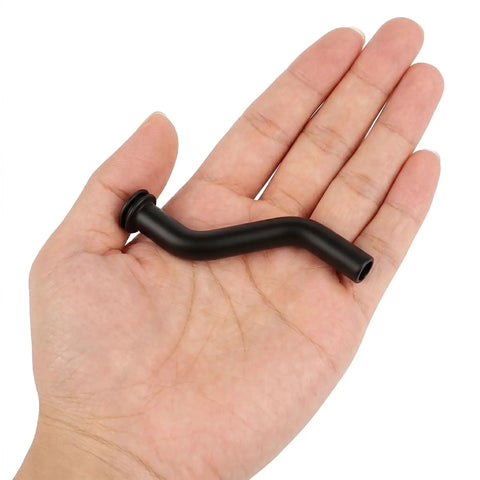 Two Pack Rubber Vacuum Hose With Clamps For Fuel Pump Vacuum Line Replacement 596163 Compatible with lawn tractors displayed on palm