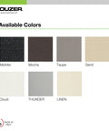 Color options for G100 Sand Quartz Tone Kitchen Sink in Biscuit Top Mount Large Single Bowl 9.5 Inch Depth.