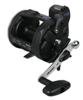 Magda Pro Line Counter Levelwind Trolling Reel Small Black Silver MA20DX Ultralight Compact Graphite Construction Corrosion Resistant