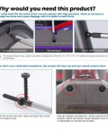 Image demonstrating use of V Series Vacuum Disassembly Tool Set For V6 Through V15 Cleaners Featuring A Durable Screwdriver And Crowbar Maintenance And Cleaning Kit For Fast Field Tear Downs Deep Cleaning Troubleshooting And Quick Home Repairs on various vacuum parts.