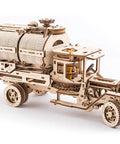 Tanker Mechanical Model Kit For Adults, DIY 3D Wooden Puzzles With Working Engine And Moving Transmission, Includes Can Holder, 594 Pieces, Boss-Level Truck Build, Perfect Father’s Day Gift, wooden tanker truck model