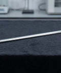 2 Pack Solid Aluminum Round Bar Stock 9.7 Inch Long and 0.4 Inch Diameter for Machining and Turning shown on a workbench