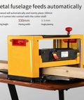 Heavy Duty 2000W Benchtop Planer Slick 13 Inch Desktop Electric Jointer with automatic metal feed mechanism.