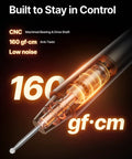 Daily Driver Portable Cordless Engraving Pen Handheld 5 In 1 Rotary Tool For All Materials Featuring Hella Smooth Multi Speed Motor and Killer Precision for Metal Wood Glass Leather and Jewelry Etching with CNC machined bearing detail.