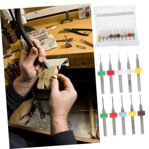 Using 30Pcs PCB Drill Bit Set for Jewelry Engraving and Circuit Boards, Tungsten Micro Drill Bits for DIY Projects and Precision Work