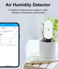 Intelligent Soil Moisture Sensor 3 Pack With Capacitive Probes, Zigbee Hub Required, Moisture And Temperature Meter For Gardening in a pot with app display