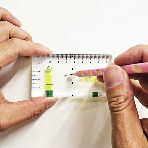 Rock Solid 95mm Magnetic Torpedo Level Packs Dual Bubble Vials Strong Bidirectional Magnets Precise Etched Scales and Center Alignment Punch into One Tough Pocket Tool
