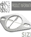 Luminuti exhaust flange gasket, perforated metal, 2 pcs, 2.5-in bore