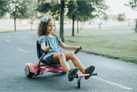 Child riding Seat Attachment Go Kart For Hoverboard Dope Conversion Turns Self Balancing Scooter Into A Safe, Stable Ride