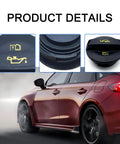 Durable Leak Proof Engine Oil Cap For VW And Audi Models, Tight Fit One Piece Filler Port Cover, black, product details