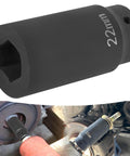 22mm Harmonic Balancer Socket, 1/2 Inch Drive, Deep Impact, shown in use on crank bolts.