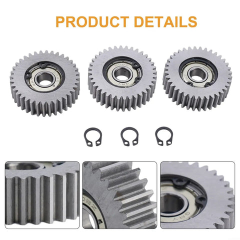36T Wheel Hub Motor Planetary Gear Set With 608Z Bearing For Ebike Motors Nylon Teeth And Nylon Plus Stainless Steel Teeth 3 Pack