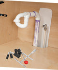 Emergency Water Pipe Repair Kit Grab-And-Go Quick Leak Fix Tool With Stainless Steel Stopper visible near sink