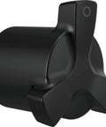 Integrated Helo Diverter Handle Kit For Stryke Valves Matte Black Finish With 3-Spoke Helo Design, side view