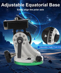 Versatile Latitude Adjustment Telescope Base In Aluminum Alloy, Equatorial Mount Wedge For Astronomy And Astrophotography, backdrop