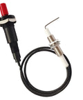 Push Button Piezo Igniter Kit For Propane Gas Fireplaces Ovens Heaters And Kitchens With Ceramic Electrodes, 20 Inch Wire