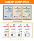 Product certificates for Shop Ready Heavy Duty Electric Forklift With Rapid Charge Battery And Smooth Four Way Steering.