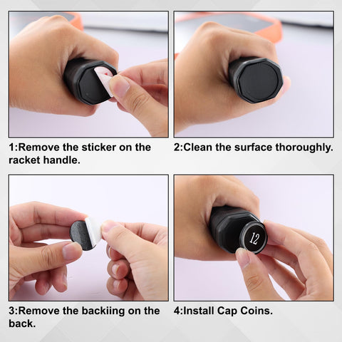 Three Weighted Cap Coins For Pickleball Paddle, Counterbalance Tokens To Boost Control And Stability, Faster Hand Speed, And Reduced Head Heavy Feel With 6g, 9g, And 12g Weights, A Simple Upgrade For Serious Players