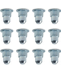 12 Pack Camber Alignment Pins For Chevy Silverado Tahoe Suburban Avalanche GMC Sierra Savana Yukon Cadillac Escalade Hummer H2 H3 Heavy Duty Durable Iron With Blue Zinc Plating Cam Guide Pins