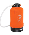 Portable 16,000 Grain RV Water Softener With Three Quarter Inch Brass Fittings And Forty Two Inch Hose For RVs Trailers Boats And On The Go Pressure Washing