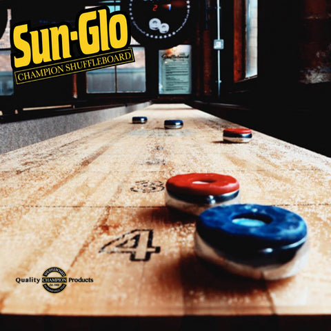 Speed 7 Shuffleboard Powder Two Pack For Shuffle Alley Use The Slowest Friction Formula To Stop Pucks On 9 Foot Tables And Arcade Games 16 Oz Shaker Can on shuffleboard table with pucks