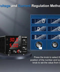 30V 5A Adjustable DC Power Supply With Dope Encoder Knob, 3 Digit LED Display for Easy Voltage and Current Tuning