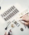 Watch Band Link Pins Replacement Tool Kit With 270 Stainless Steel Spring Bars For Clasp And Band Repair on workbench