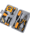 All-Purpose Home Hardware Tool Kit For Furniture Assembly And Electrical Repairs, Lightweight 15-Piece Set With Portable Box