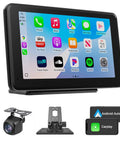 Wireless CarPlay And Android Auto Car Stereo with 7 Inch HD Touchscreen, Bluetooth 5.2, GPS, and 1080P Backup Camera