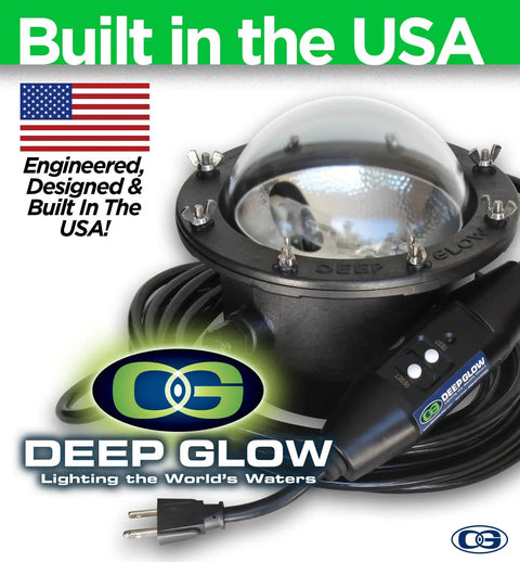 Hella Bright Green Underwater Dock Light Providing Killer HID Beam For Epic Nighttime Fishing And Slick Submersible Illumination Zero Hassle Install With Swappable Lens And Rugged Marine Design, showing durable housing and power cord.