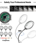 Helping Hands Soldering Station With 3X Magnifying Glass Light And 4 Flexible Arm Magnifier Third Hand Tool adjustable lighting