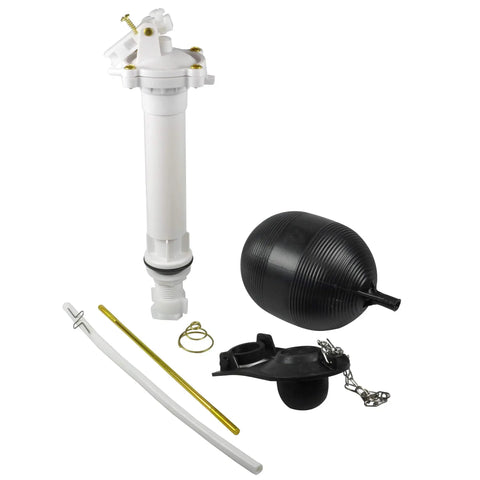 Complete Toilet Repair Kit With Fill Valve Flapper Rod And Float Replacement For Leaky Toilets That Restores Your Toilet To Full Function