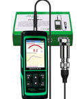 Pro Grade Vibration Analyzer VM 428 With External Sensor And PC Software For Motors Pumps Turbines And Machinery Five Parameter Diagnostics ISO Rating handheld meter with probe