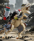 725 Piece Mechanical Dinosaur Attack Set With Tyrannosaurus Rex, Pterosaur And Off Road Vehicle In A Dino Park World Build Kit For Ages 6 To 14 And A Great Birthday Gift For Boys And Girls, mechanical brick T-Rex