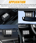 3 Gang Aluminum Rocker And Toggle Switch Box for Panels installed in various vehicle dashboards.