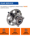 Rear Wheel Hub Bearing Assembly Fits 2010 2011 Honda Accord Crosstour, 2007 2011 CR-V, 2012 2015 Crosstour, 5 Lug, Rear FWD Only